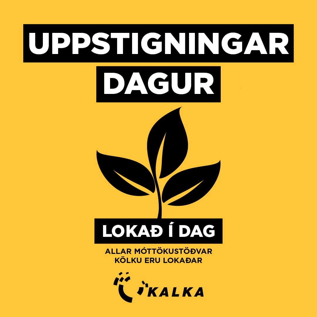 Lokað í dag Uppstigningardag